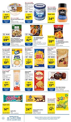 akční leták Tesco 28.1.2026-3.2.2026