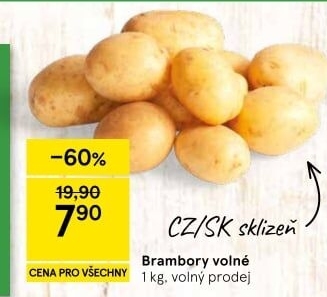 Brambory konzumní