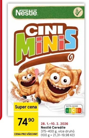 Cereálie Nestlé