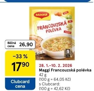 Instantní polévky Maggi
