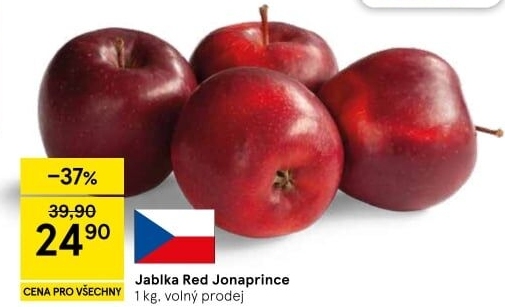 Jablka Red Jonaprince