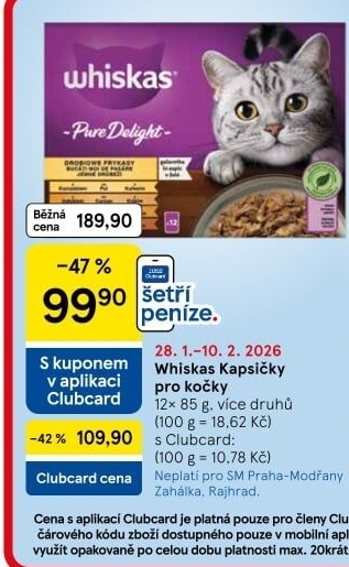Kapsičky pro kočky Whiskas