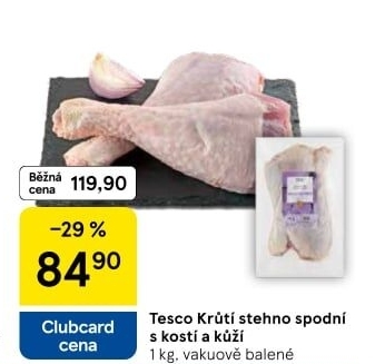 Krůtí stehna Tesco