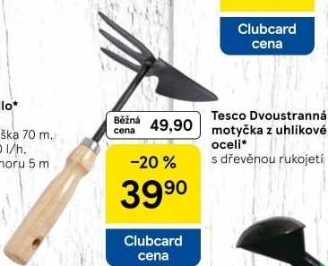 Motyčka Tesco