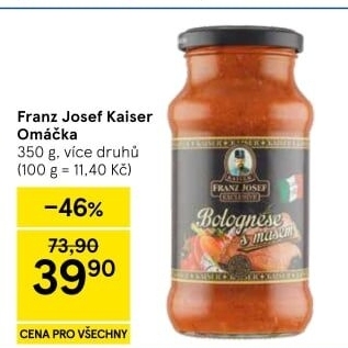 Omáčky na těstoviny Exclusive Franz Josef Kaiser