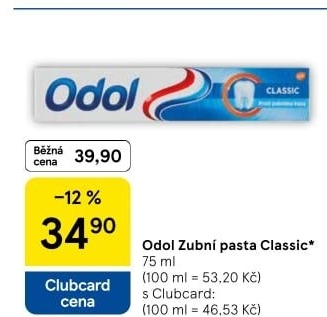 Pasta na zuby Classic Odol