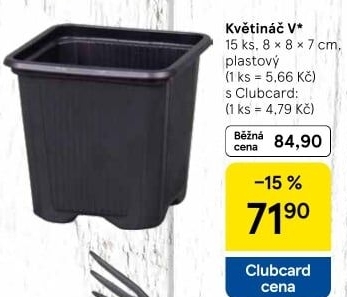 Plastový květináč