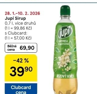 Sirup hustý Lahvinka Jupí