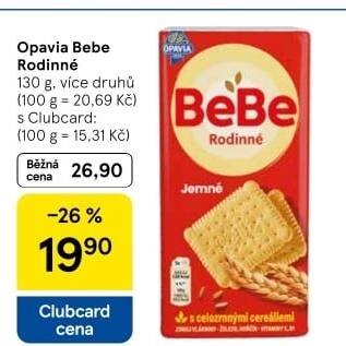 Sušenky Rodinné BeBe Opavia