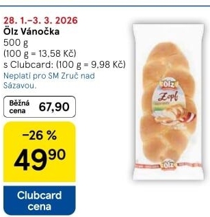 Vánočka Ölz