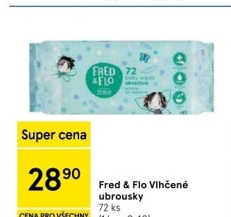 Vlhčené ubrousky Fred&amp