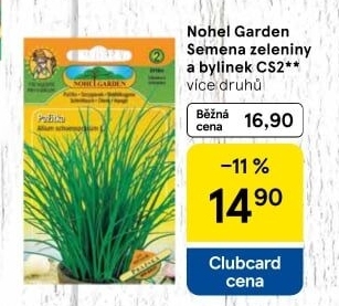 Zahradní osivo Nohel Garden