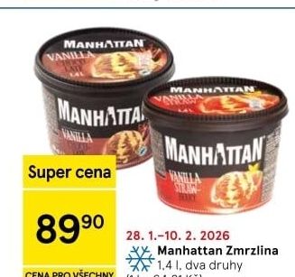 Zmrzlina v kelímku Manhattan Nestlé
