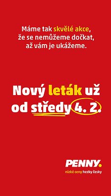 akční leták Penny Market 29.1.2026-3.2.2026