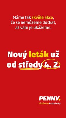 akční leták Penny Market 29.1.2026-3.2.2026