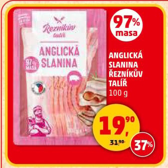 Anglická slanina Řezníkův talíř