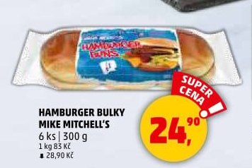 Bulka na hamburger Mike Mitchell'