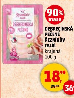 Debrecínská pečeně Řezníkův talíř