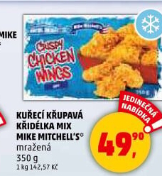 Kuřecí křidélka mix mražená Mike Mitchell'
