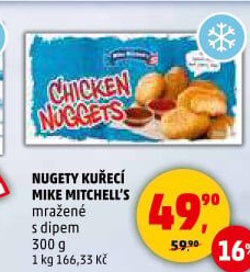 Kuřecí nugetky mražené Mike Mitchell'