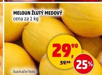 Meloun medový žlutý