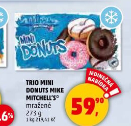 Mini Donuts mražené Mike Mitchell'