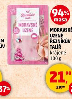 Moravské maso uzené Řezníkův talíř