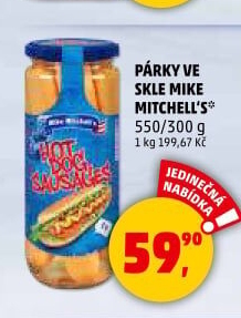 Párky ve skle Mike Mitchell'