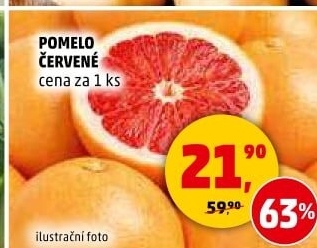 Pomelo červené