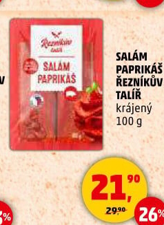 Salám Paprikáš Řezníkův talíř