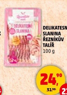 Slanina delikatesní Řezníkův talíř