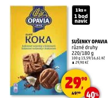 Sušenky Zlaté Opavia - boxy