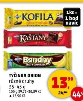Tyčinky čokoládové Orion