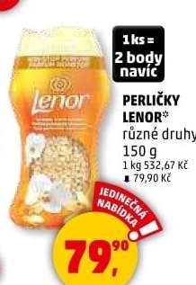 Vonné perličky do pračky Lenor