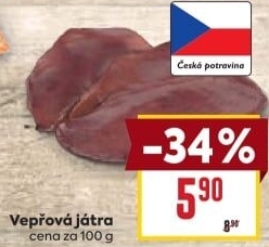 Játra vepřová