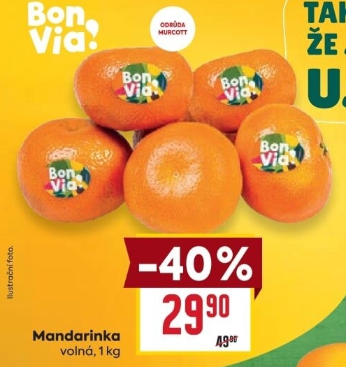 Mandarinky Billa Bonvia