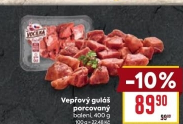 Maso na guláš vepřové Vocílka