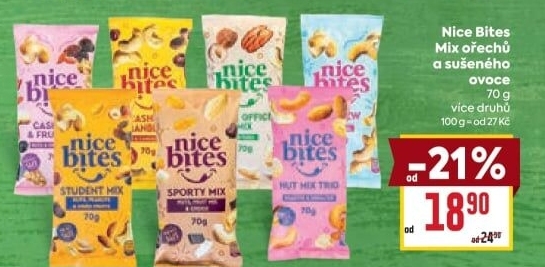Mix ořechů a ovoce Nice Bites