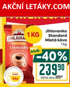 Mletá káva Standard Jihlavanka