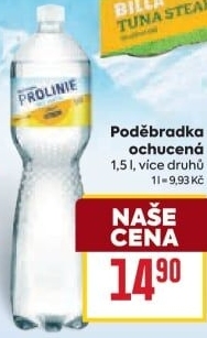 Ochucená voda Poděbradka