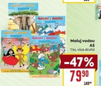 Omalovánky Maluj vodou