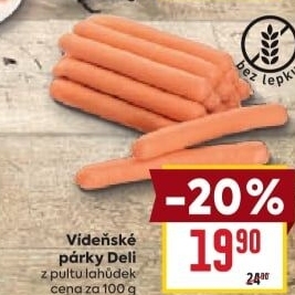 Párky vídeňské Deli
