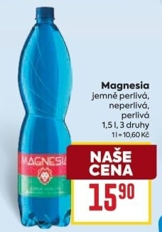 Přírodní voda Magnesia