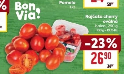 Rajčata cherry Billa Bonvia