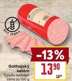 Salám Gothaj Kostelecké uzeniny