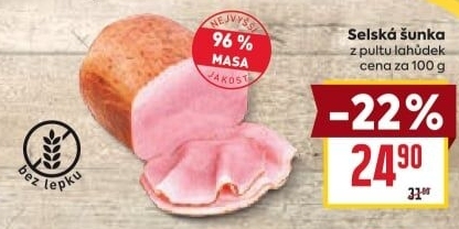 Šunka selská nejvyšší jakosti