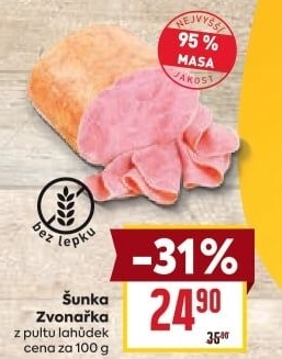 Šunka Zvonařka nejvyšší jakosti