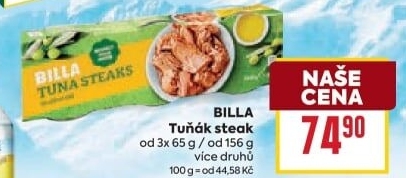 Tuňák steak Billa