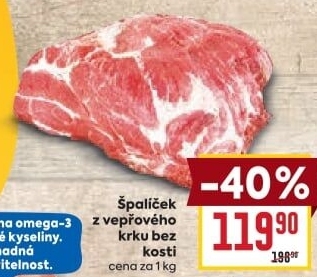 Vepřová krkovice bez kosti