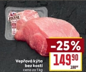 Vepřová kýta bez kosti Vocílka